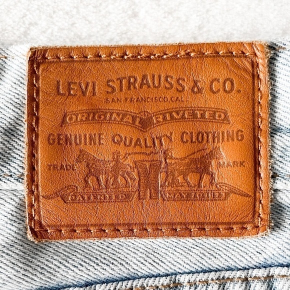 LEVI'S Deconstructed Denim Mini Skirt - Picture 8 of 16